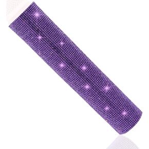 Shiny Violet Handle Sleeve for Wireless Microphone Handheld Decorative and Protective Cover