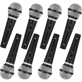 8 Pcs Fake Microphone, Microphone Pretend Play Toy, Plastic Microphone, Prop Microphone,for Birthday Party, Stage Performance, Singing, Dancing, Role Playing (8) in Kuwait