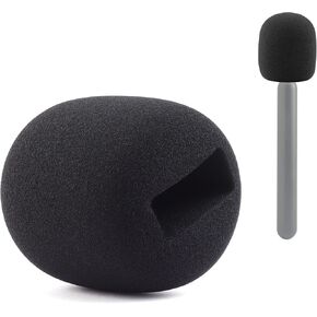 Windscreen for DJI/Rode/Hollyland Wireless Microphone Handheld Handle Blue Stand Windshield