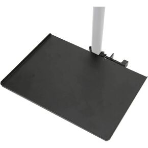 Microphone Stand Tray, Multifunction Sound Card Mobile Phone Clip-on Bracket Rack Shelf Holder Support 360 Degrees Rotation for Laptop Camera Music Sheet Instrument, 5.51x7.87 Inch