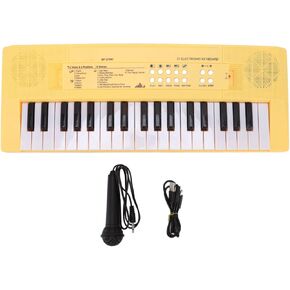Fun and Educational Kids Piano Keyboard with Microphone | Portable Electronic Keyboard for Beginners | Musical Toy for Christmas and Birthdays