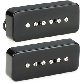 Seymour Duncan Hot P-90 Silencer Soapbar Guitar Pickup Set - Black