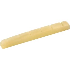 Miwayer 6 String Electric Guitar Bone Nut Flat Bottom Pre-Slotted Made of Real Unbleached Bone (42 X 3.5 X 4.5/3.5mm 1 pack)