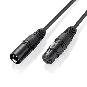 XLR Microphone Cable Male to Female, Professional Balanced Mixer Line XLR to XLR Mic Cord for Microphone Speakers Mixer, Recording Studio, Podcast and Pro Devices- 6.5ft