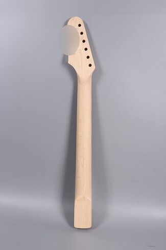 Canada Maple Guitar neck for ST style diy 22 Fret 25.5inch Rosewood Fretboard Man Wolf Inlay Replacement part in Saudi Arabia