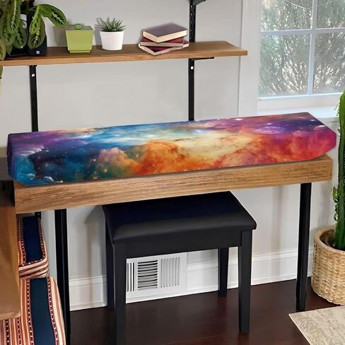 Galaxy Cloth Piano Keyboard Dust Cover Stretchy Waterproof Piano Keyboard Accessories Durable Electric Piano Keyboard Covers 61 Keys in Saudi Arabia