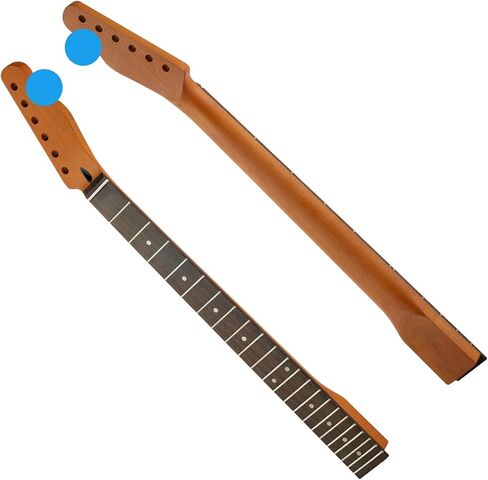 URSKOG 22fret TL غيتار كهربائي من خشب القيقب الكندي المحمص برقبة 14 بوصة نصف قطر لوحة الأصابع، صامولة عظمية، لوحة أصابع من خشب الورد in Kuwait
