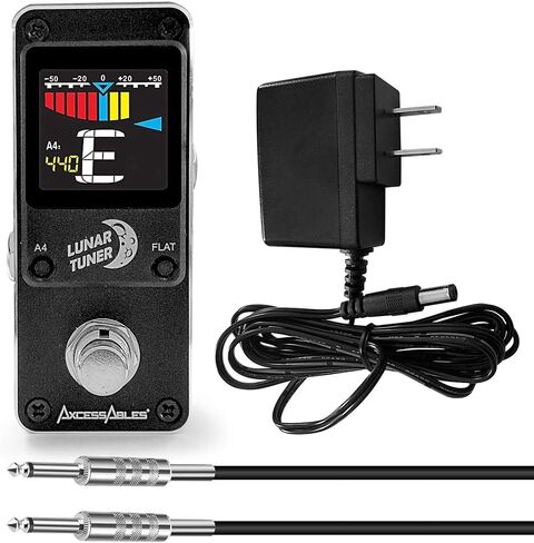 حزمة دواسة الجيتار من AxcessAbles DOUBLE SHOT - تأخير/صدى/تكرار/صفعة للخلف - تتضمن مصدر طاقة وكابل in Kuwait
