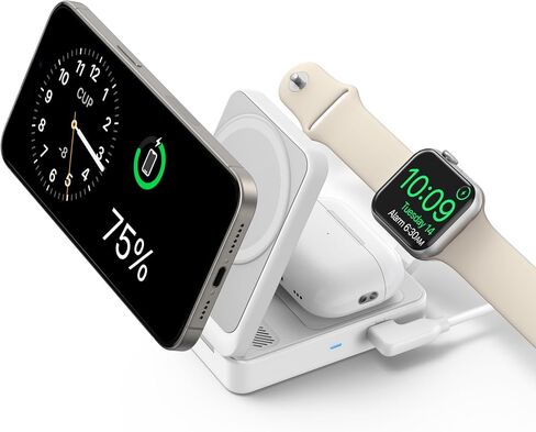 محطة شحن قابلة للطي Anker MagGo 3 في 1 MagSafe-Compatible Qi2 15W in Kuwait