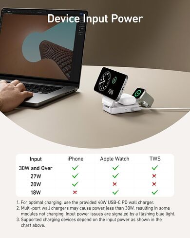 محطة شحن قابلة للطي Anker MagGo 3 في 1 MagSafe-Compatible Qi2 15W in Kuwait