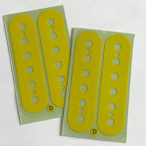 Pickup Stickers for Humbucker // DiMarzio DP100 - Cream in Saudi Arabia