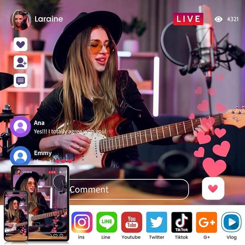 ميكروفون لاسلكي Lavalier Lapel لأجهزة iPhone، وiPad، وميكروفونات تسجيل مزدوجة منخفضة للغاية مع شريحة تقليل الضوضاء لوقت إنشاء طويل لشخصين، والبث المباشر، والمقابلات in Saudi Arabia