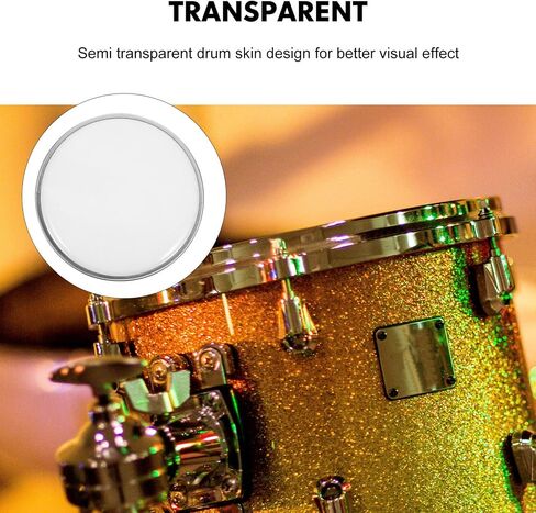 Vaguelly 10 Inch Drum Head Drum Skin Snare Drum Head Universal Drum Head in Saudi Arabia