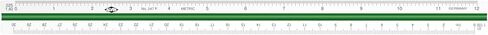 ALVIN, Architect Triangular Scale, Multipurpose Drafting Ruler for Drawing, Planning, and Design, High Impact Plastic - 12 Inch, White in Kuwait