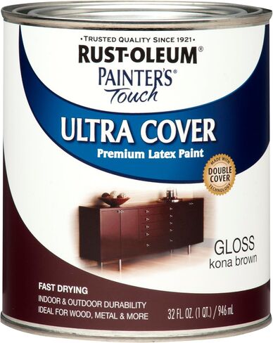 طلاء مينا بفرشاة لمس للرسام من Rust-Oleum 1922730، 236 مل (عبوة من قطعة واحدة)، أزرق داكن لامع in Kuwait
