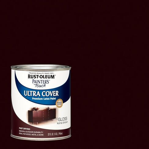 طلاء مينا بفرشاة لمس للرسام من Rust-Oleum 1922730، 236 مل (عبوة من قطعة واحدة)، أزرق داكن لامع in Kuwait