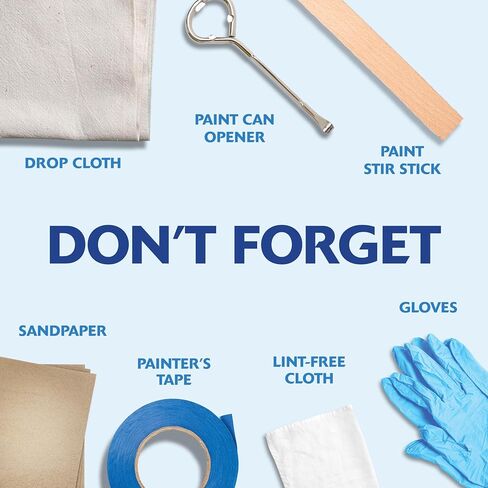 طلاء مينا بفرشاة لمس للرسام من Rust-Oleum 1922730، 236 مل (عبوة من قطعة واحدة)، أزرق داكن لامع in Kuwait