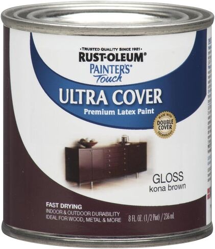 طلاء مينا بفرشاة لمس للرسام من Rust-Oleum 1922730، 236 مل (عبوة من قطعة واحدة)، أزرق داكن لامع in Kuwait