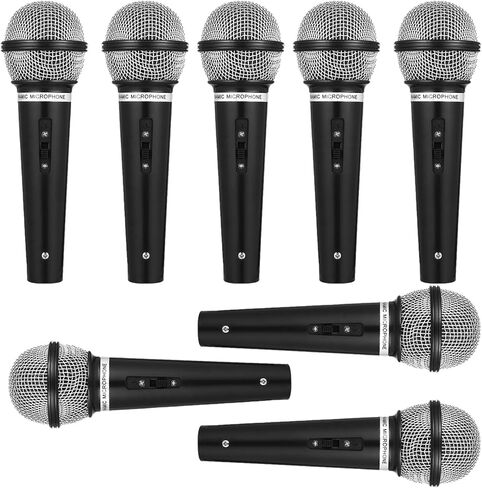 8 Pcs Fake Microphone, Microphone Pretend Play Toy, Plastic Microphone, Prop Microphone,for Birthday Party, Stage Performance, Singing, Dancing, Role Playing (8) in Kuwait