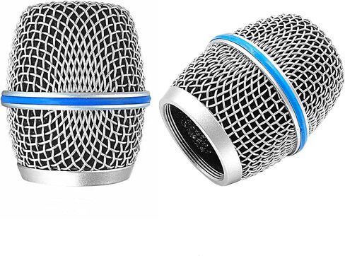 Microphone Replacement 2Packs Grille Compatible with Shure BETA87, BETA 87A, BETA 87C Microphone Capsules, Microphone Ball Head Grille, Cartridge Components in Saudi Arabia