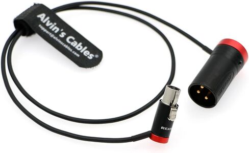 كابلات ألفين منخفضة المستوى TA3F إلى XLR 3 Pin Male كابل صوت لأجهزة استقبال Lectrosonics SRc إلى أجهزة الصوت 60 سم | 24 بوصة أحمر in Kuwait