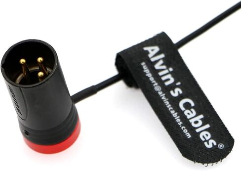 كابلات ألفين منخفضة المستوى TA3F إلى XLR 3 Pin Male كابل صوت لأجهزة استقبال Lectrosonics SRc إلى أجهزة الصوت 60 سم | 24 بوصة أحمر in Kuwait