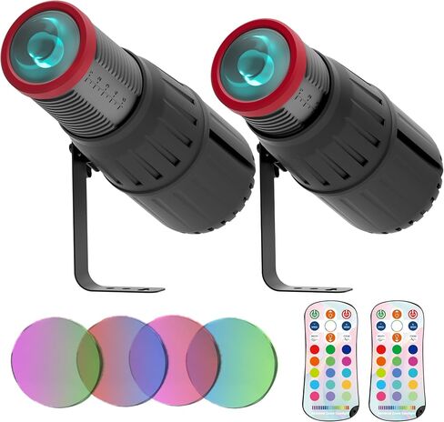 Pinspot Light with Remote,18W manually focusable,16 Colors Spot Lights Stage Effect Lighting and spot Size Adjustable,Disco Ball Spotlight Most Suitable for Party Activities Live Show Party Dance in Saudi Arabia