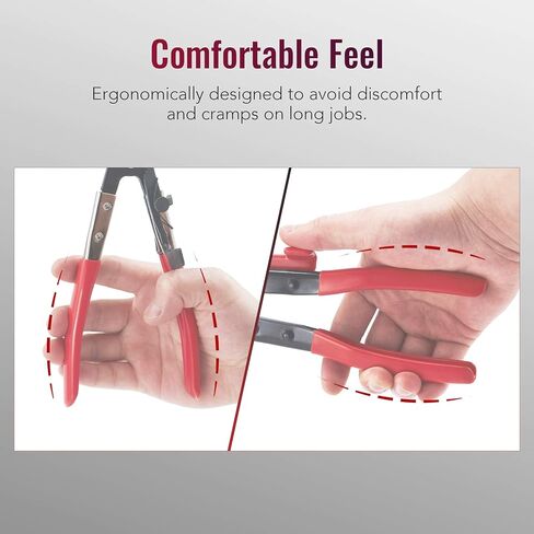 Orion Motor Tech 9pc Hose Clamp Pliers, Hose Clamp Remover Kit with Flexible Wire Long Reach Hose Clamp Clic R Type Swivel Jaw and Flat Band Pliers for Coolant Radiator Heater and Water Hose in Kuwait