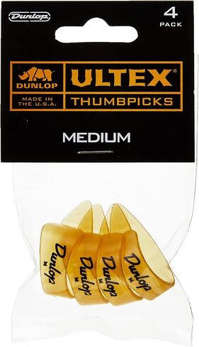 JIM DUNLOP 9072P Ultex® أعواد إبهام، متوسطة، 4/عبوة لاعبين in Saudi Arabia