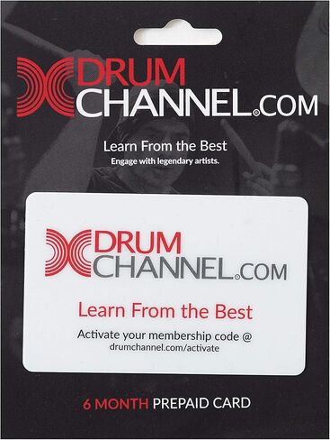 بطاقة هدايا Drum Channel مدفوعة مسبقًا، لمدة 3 أشهر (DCPC3M) in Saudi Arabia