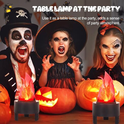 Katech LED Artificial Flame Lamp Fake Fire Light Stage Effect LED Silk Flame Lamp Campfire Lamp Prop Flame Light for Halloween, Christmas, Festival, Holiday, Party, Bar or Home Decoration in Saudi Arabia