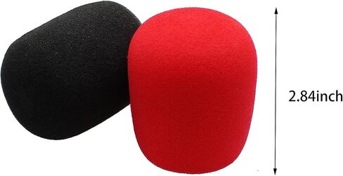 TAODAN 4Sets Shakeproof Wireless Handheld Microphone Protection Windscreen Foam Cover for KTV Mic Device in Saudi Arabia