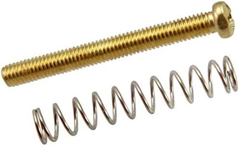أجزاء جيتار باس، M3x30mm هامبوكر إطار لاقط مزدوج الملف 8 قطع مجموعة براغي ونوابض للجيتار الكهربائي، ذهبي in Saudi Arabia
