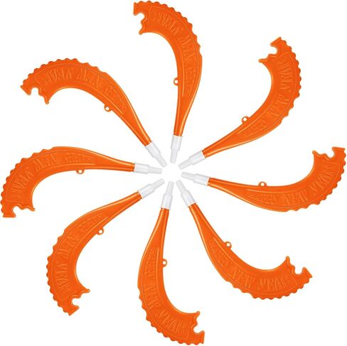 8 Pieces Plastic Shofar Horn Rosh Hashanah Horns Toys Gifts Rosh Hashanah Decorations Noisemakers Horns Instruments Decorative Shofar for Joyful Parties, New Year (Colorful) in Saudi Arabia