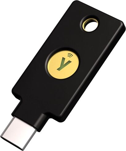 Yubico - YubiKey 5 NFC - Two-Factor authentication (2FA) Security Key, Connect via USB-A or NFC, FIDO Certified - Protect Your Online Accounts in Kuwait