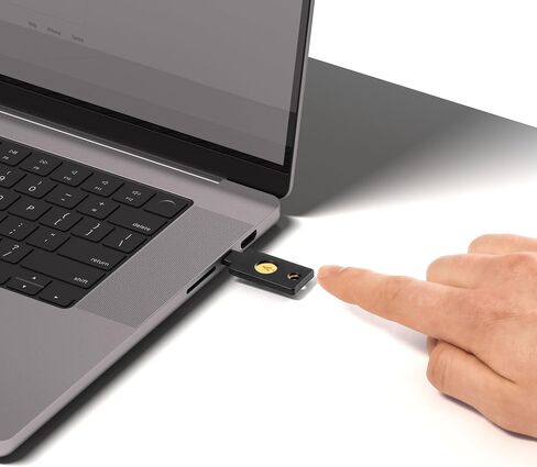 Yubico - YubiKey 5 NFC - Two-Factor authentication (2FA) Security Key, Connect via USB-A or NFC, FIDO Certified - Protect Your Online Accounts in Kuwait