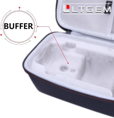 LTGEM Hard Travel Case for Shure MV7+ Podcast Microphone - Protective Carrying Case Bag(Inside: 9.1" x 3.6" x 2.7"), Case Only in Saudi Arabia