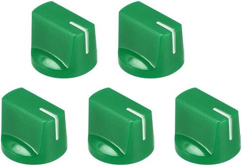 uxcell 5Pcs Guitar Ampere Effect Pedal Knobs Pointer Control Knobs with Set Screw Aged Red in Saudi Arabia