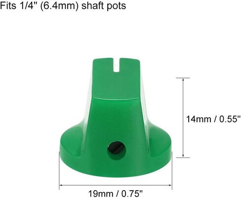 uxcell 5Pcs Guitar Ampere Effect Pedal Knobs Pointer Control Knobs with Set Screw Aged Red in Saudi Arabia