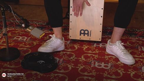 Meinl Percussion Tambourine Holder Set to Play with Your Foot — NOT Made in China — for Cajon Players, Guitarists and Multi-Instrumentalists, 2-Year Warranty (MPTHS) in Saudi Arabia