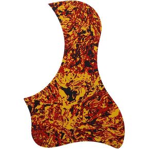 Acoustic Guitar Hummingbird Pickguard Anti-Scratch Guard Plate Self Adhesive Pick Guards for 40 41in Guitars Black Pearl