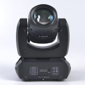 6Eye Moving Head LED Light RGBW 4in1 Beam/Wash/Zoom Effect Stage Lights Professional DMX512 & Sound Activated Control DJ Lights w/Unique Aperture Effect for Party Wedding Disco Nightclub