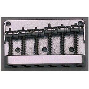 Economy Heavy-Duty 6-String Bass Bridge Chrome 3-1/8" Allparts BB-3490-010