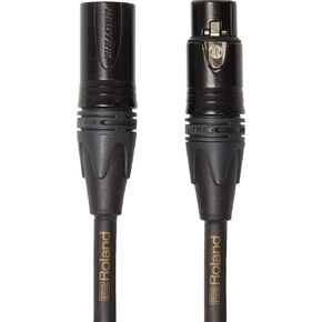 كابل ميكروفون نيوتريك XLR من سلسلة جولد كواد من رولاند، بطول 10 أقدام