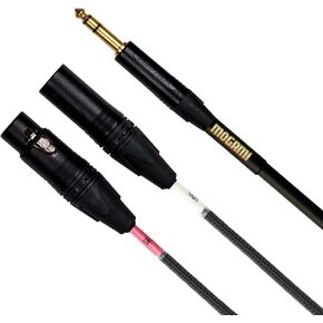 Mogami GOLD INSERT XLR-06 Insert Cable, 1/4" Straight TRS Male Plug to Straight XLR-Male and XLR-Female Send/Receive Connectors, Gold Contacts, 6 Foot