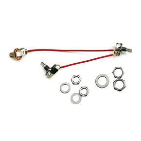 Electric Guitar Wiring Harness Kits Replacements 1 1 Tone Prewired 3 Way 500K Pots for Guitar with 6.35 Metal+Wire Metal+Wire
