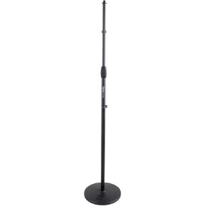 Gator Frameworks Microphone Stand with 10" Weighted Base and Soft Grip Twist Clutch Height Adjustment (GFW-MIC-1000)