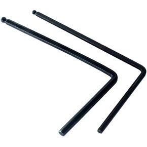 LGEGE Guitar Ball End Allen Wrench Set Repair Tool Guitar Neck Bridge Screw Truss Rod Adjustment 4mm and 5mm (Black)