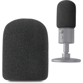 SUNMON Razer Seiren X Foam Windscreen, Mic Pop Filter/Shield Wind Cover fits Razer Seiren X USB Condenser Streaming Microphone
