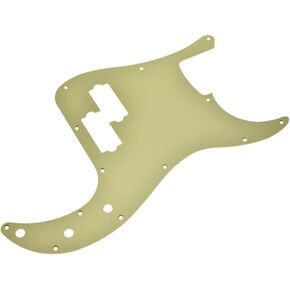 Dopro 13 Hole Matte Aluminum Precision P Bass Pickguard Metal Anodized P Bass Pick Guard Scratch Plate for USA/Mexico Precision P Bass Matte Black